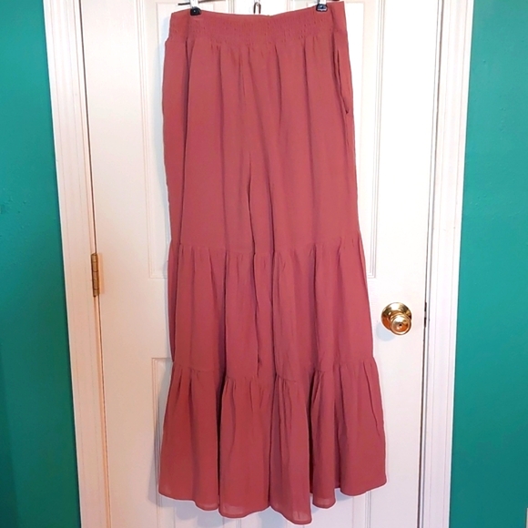 Listicle Mauve Wide-Legged Pants - Picture 5 of 7